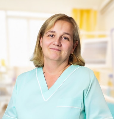 Mgr. Adriana Simová, stomická sestra:
