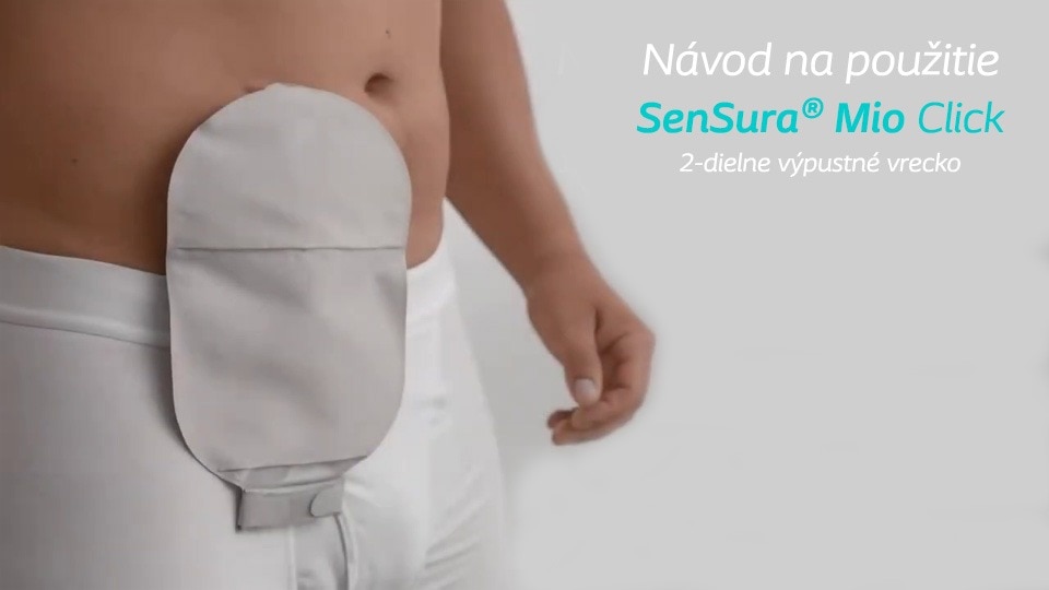 SenSura® Mio Click 2-dielne výpustné vrecko