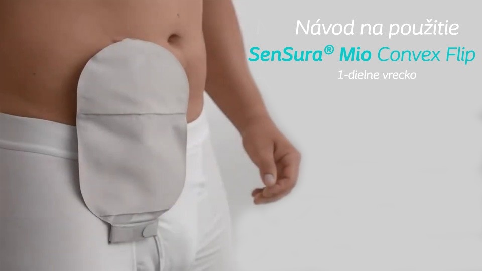 SenSura® Mio Convex Flip - 1-dielne vrecko