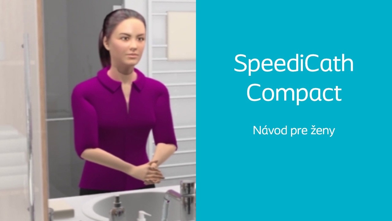 4. SpeediCath Compact - Návod pre ženy