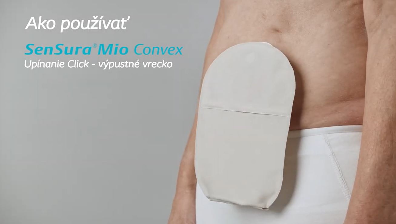 SenSura® Mio Convex Click 2-dielne výpustné vrecko