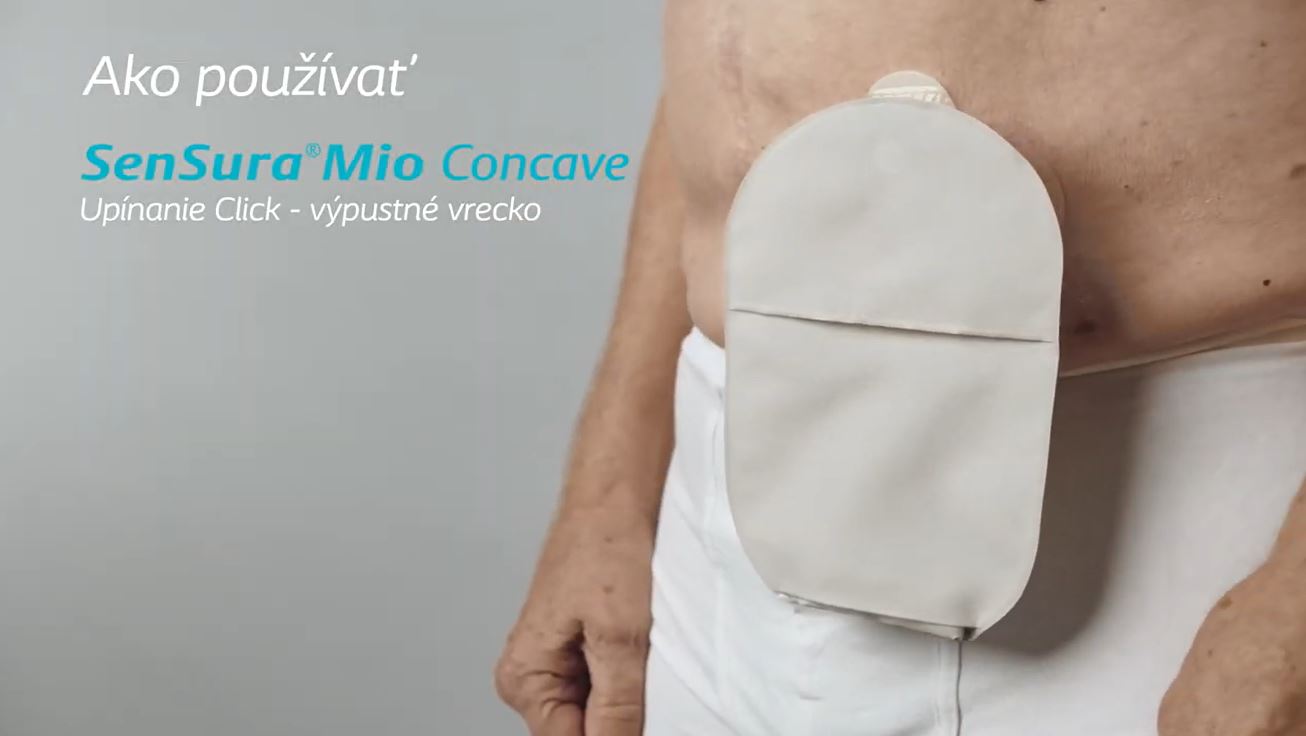 SenSura® Mio Convex Flip Click 2-dielne výpustné vrecko